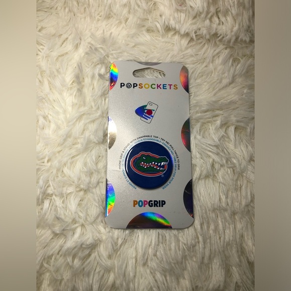 PopSocket PopGrip - Blue with Alligator Design - Picture 4 of 7